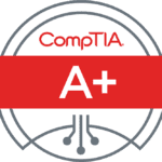 CompTIA A+ certification badge.