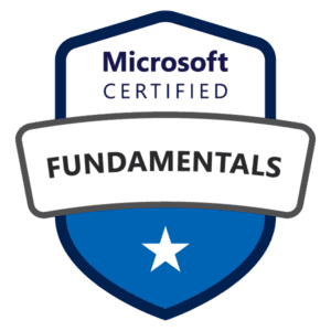 Microsoft certified fundamentals badge