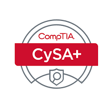 CompTIA CySA+ certification logo.