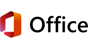 A red, orange, yellow, and purple Microsoft Office logo.