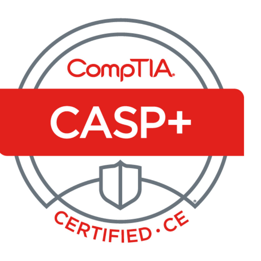 compTIA CASP plus certification logo