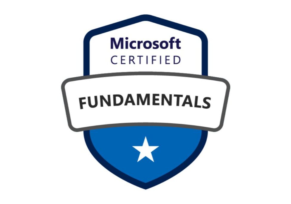 Microsoft certified fundamentals badge